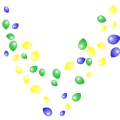 Background with Colorful balloons. Simple Feminine Pattern for Card, Invitation, Print. Trendy Decoration with Beautiful balloons. 