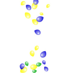 Background with Colorful balloons. Simple Feminine Pattern for Card, Invitation, Print. Trendy Decoration with Beautiful balloons. 