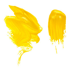 Paint for drawing. Spot. Smear. Isolated on white background. For your design. Bright.