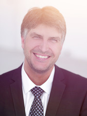 Portrait of a modern benevolent businessman.