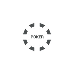 poker icon. sign design