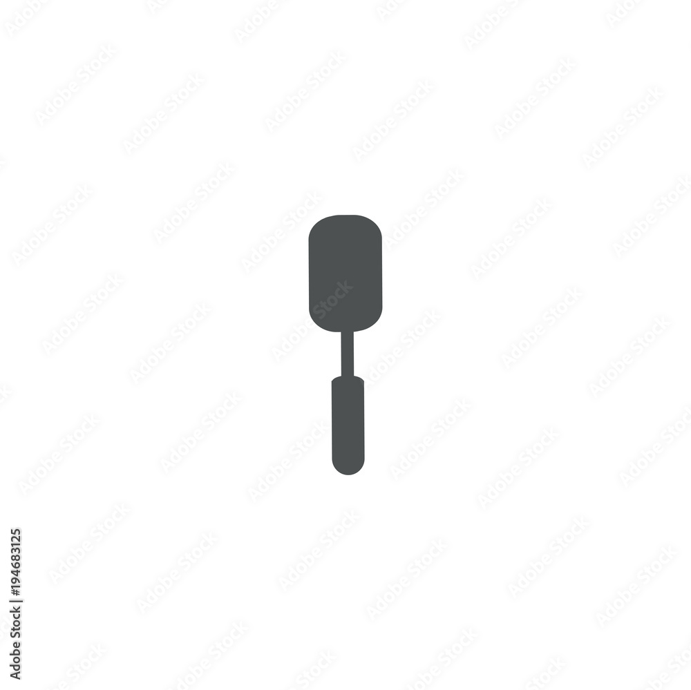 Poster spoon icon. sign design