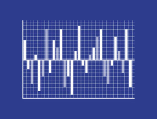 Bars on Coordinate System that Show Statistic Data