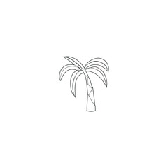 Fototapeta na wymiar palma icon. sign design