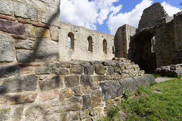 Burgruine und Naturschutzgebiet Homburg, Franken, Bayern, Deutschland