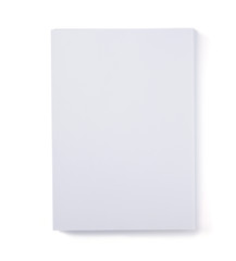 sheet of paper isolated on white