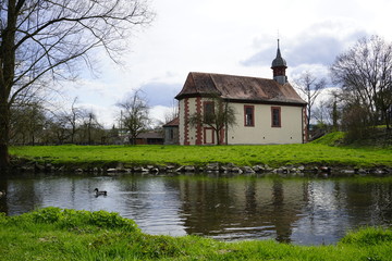Sankt Vituskapelle Eußenheim, Landkreis Main-Spessart, Bayern, Deutschland
