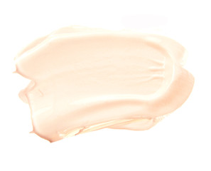 Close up cosmetic foundation isolated.