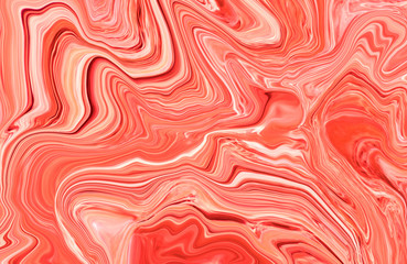 Marble ink colorful. Multi color marble pattern of the blend of curves. Abstract pattern.