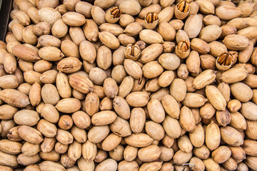 Raw bunch of nuts