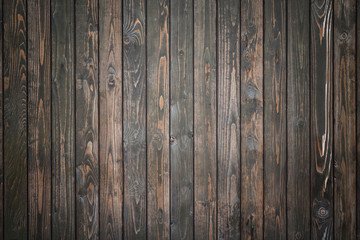 Black pine wood wall texture use for background