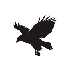 eagle silhouette vector