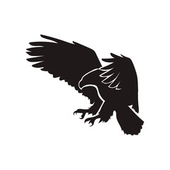 eagle silhouette vector