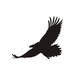 eagle silhouette vector
