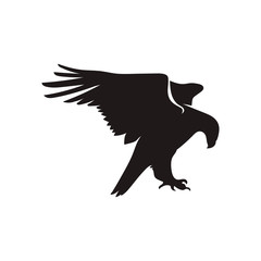 eagle silhouette vector