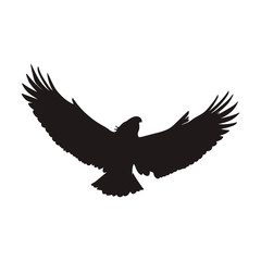 eagle silhouette vector