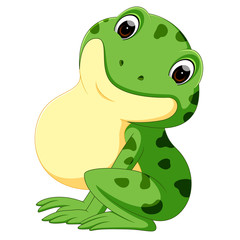 cute frog cartoon