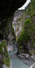 Hualien County/taiwan -december 12, 2017 :  Taroko National Park