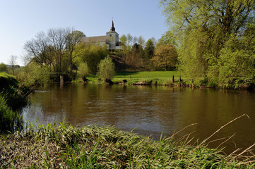 vert paysage campagne rural printemps nature