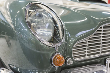 detail of an old car