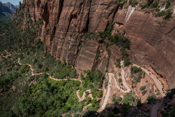 Path to Angel Landing in Zion National Park