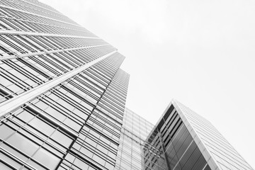 Fototapeta premium Skyscraper Business Office, white background, Corporate building in London City, England, UK