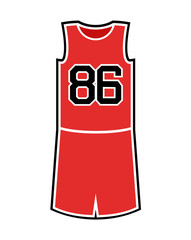Obraz premium Basketball uniform