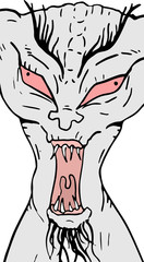 funny monster draw