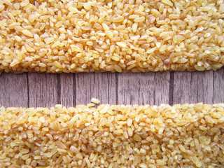 wheat on a wooden floor.food,pulses,food ad 