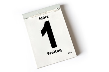 1. März 2019