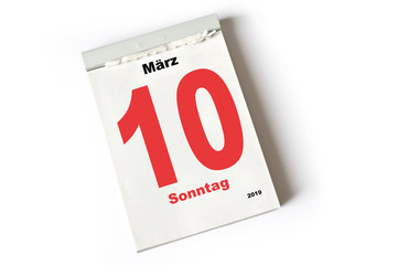 10. März 2019