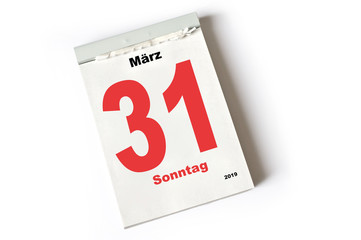 31. März 2019