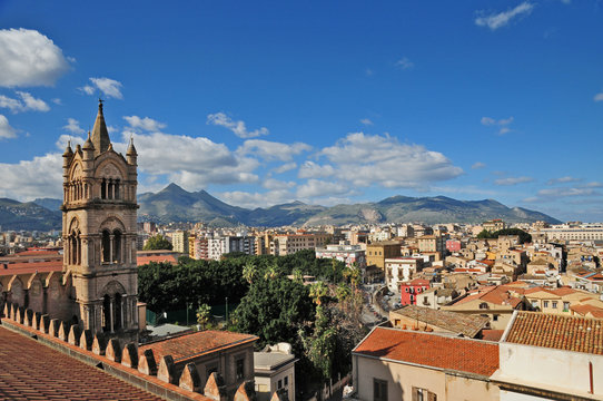 Palermo dai tetti della Cattedrale