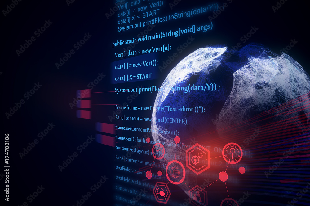 Poster html globe texture