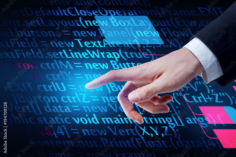 Poster future and computing concept