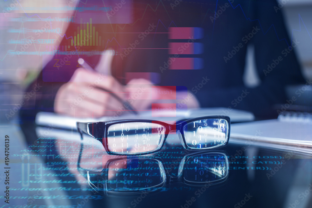Poster vision and computing concept