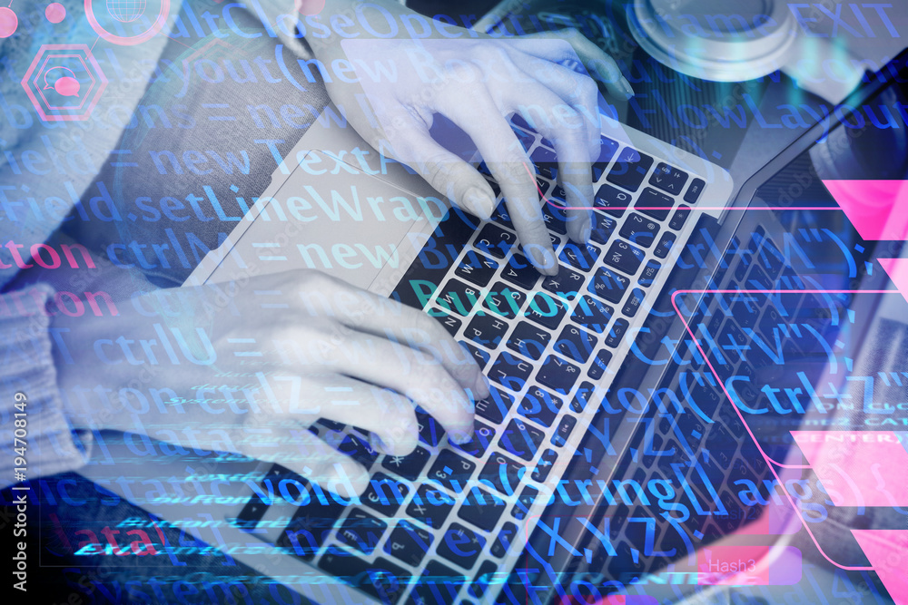 Aufkleber Programming, computing and software concept