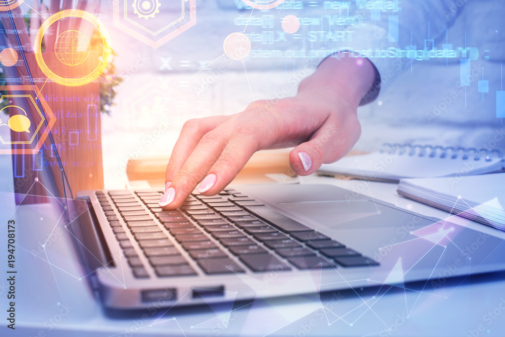 Aufkleber Programming, computing and web concept