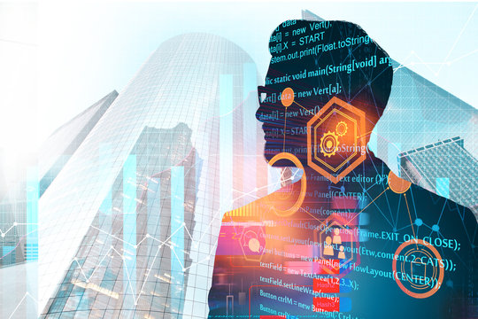 Computing, future and analytics concept