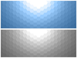 Mosaic backgrounds blue and grey