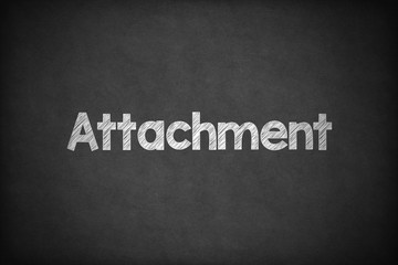 Attachment on Textured Blackboard.