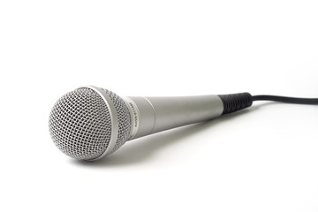 microphone silver