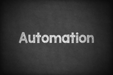 Automation on Textured Blackboard.