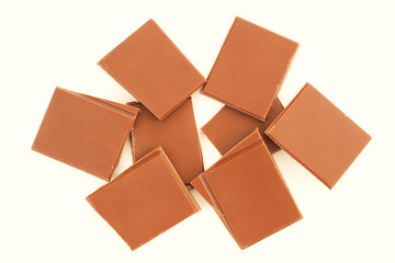 Chopped milk chocolate pieces