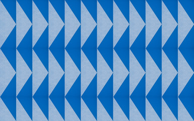 Grafisches Muster aus Papier
blaue Dreiecke