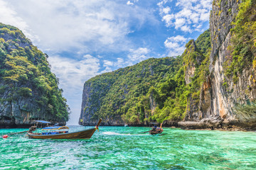 Pileh lagoon bay at Phi Phi Island, Thailand