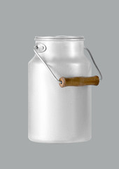 Aluminum container for dairy products.