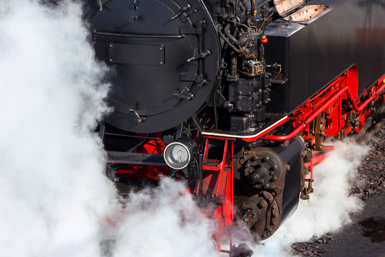 Steam Train Close Up