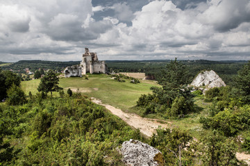 Fototapeta na wymiar old medieval castle in Poland, Europe