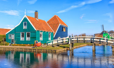 Traditional House in Zaanse Schans, Netherlands